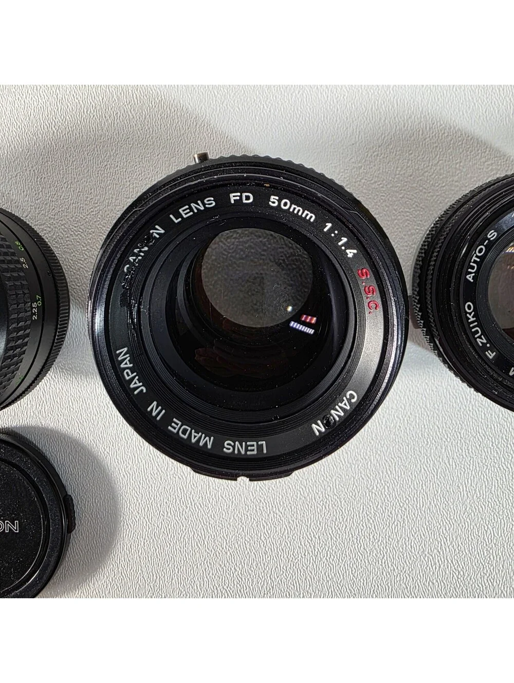 Lot of 5 Vintage 50mm 28mm Prime Lenses Canon FD Minolta Olympus Chinon FUNGUS